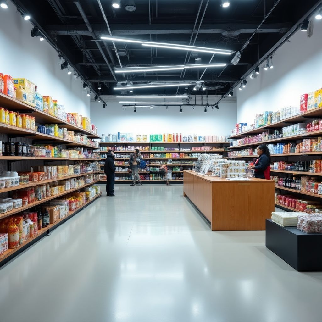 Interior de tienda YPF Full